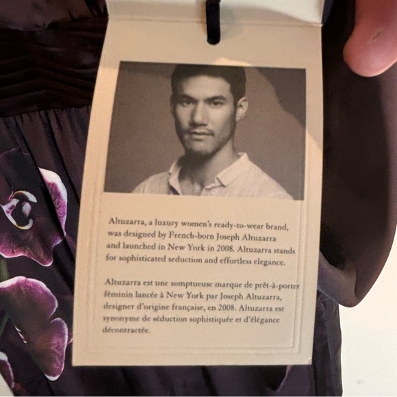 ALTUZARRA for Target Sz 16 Dress Orchid Criss Cross Bodice Gathered Skirt NEW - Picture 4 of 13